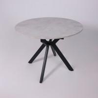 Стол раздвижной AV 1106 1000(1350)*1000 Ароза Светлая/черный купить в Минске Стол раздвижной AV 1106 1000(1350)*1000 Ароза Светлая/черный купить в Минске