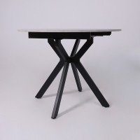 Стол раздвижной AV 1106 1000(1350)*1000 Ароза Светлая/черный купить в Минске Стол раздвижной AV 1106 1000(1350)*1000 Ароза Светлая/черный купить в Минске