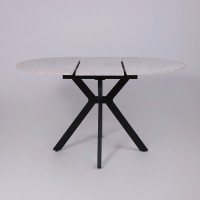 Стол раздвижной AV 1106 1000(1350)*1000 Азул Оникс/черный купить в Минске