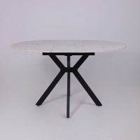 Стол раздвижной AV 1106 1000(1350)*1000 Азул Оникс/черный купить в Минске