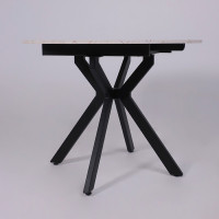 Стол раздвижной AV 1106 1000(1350)*1000 Азул Оникс/черный купить в Минске