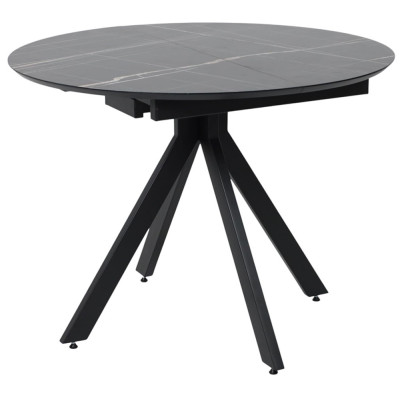Стол AV 1107 HPL+МДФ 1000(1350)*750 черный тунис/черный купить в Минске