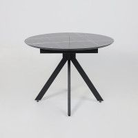 Стол AV 1107 HPL+МДФ 1000(1350)*750 черный тунис/черный купить в Минске