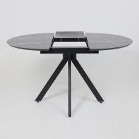 Стол AV 1107 HPL+МДФ 1000(1350)*750 черный тунис/черный купить в Минске