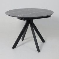 Стол AV 1107 HPL+МДФ 1000(1350)*750 черный тунис/черный купить в Минске