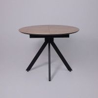 Стол AV 1107 HPL+МДФ 1000(1350)*750 дуб вотан/черный купить в Минске