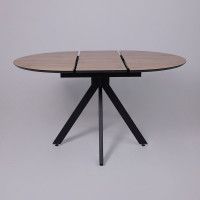 Стол AV 1107 HPL+МДФ 1000(1350)*750 дуб вотан/черный купить в Минске