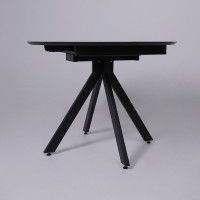 Стол AV 1107 HPL+МДФ 1000(1350)*750 дуб вотан/черный купить в Минске