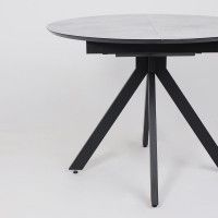 Стол AV 1107 HPL+МДФ 1000(1350)*750 мрамор марквина синий/черный купить в Минске