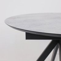 Стол AV 1107 HPL+МДФ 1000(1350)*750 мрамор марквина синий/черный купить в Минске