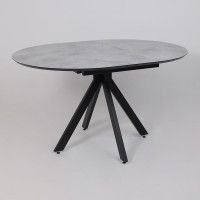 Стол AV 1107 HPL+МДФ 1000(1350)*750 мрамор марквина синий/черный купить в Минске