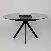 Стол AV 1107 HPL+МДФ 1000(1350)*750 мрамор марквина синий/черный купить в Минске