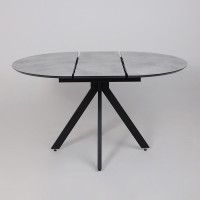 Стол AV 1107 HPL+МДФ 1000(1350)*750 мрамор марквина синий/черный купить в Минске