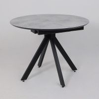 Стол AV 1107 HPL+МДФ 1000(1350)*750 мрамор марквина синий/черный купить в Минске