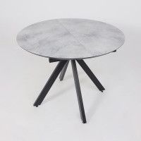 Стол AV 1107 HPL+МДФ 1000(1350)*750 мрамор марквина синий/черный купить в Минске