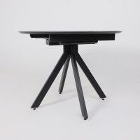 Стол AV 1107 HPL+МДФ 1000(1350)*750 мрамор марквина синий/черный купить в Минске