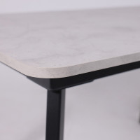 Стол AV 1209/1 ЛМДФ 1200 (1600)*800 ароза светлая/черный купить в Минске