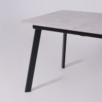 Стол AV 1209/1 ЛМДФ 1200 (1600)*800 ароза светлая/черный купить в Минске