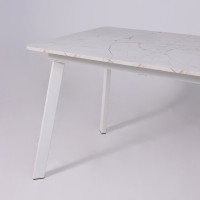 Стол AV 1209/1 ЛМДФ 1200 (1600)*800 азул оникс/белый купить в Минске