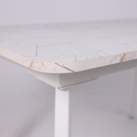 Стол AV 1209/1 ЛМДФ 1200 (1600)*800 азул оникс/белый купить в Минске