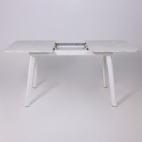 Стол AV 1209/1 ЛМДФ 1200 (1600)*800 азул оникс/белый купить в Минске