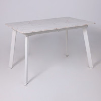 Стол AV 1209/1 ЛМДФ 1200 (1600)*800 азул оникс/белый купить в Минске