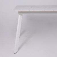 Стол AV 1209/1 ЛМДФ 1200 (1600)*800 азул оникс/белый купить в Минске