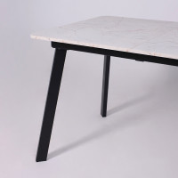 Стол AV 1209/1 ЛМДФ 1200 (1600)*800 азул оникс/черный купить в Минске