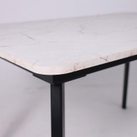 Стол AV 1209/1 ЛМДФ 1200 (1600)*800 азул оникс/черный купить в Минске