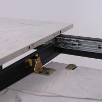 Стол AV 1209/1 ЛМДФ 1200 (1600)*800 азул оникс/черный купить в Минске