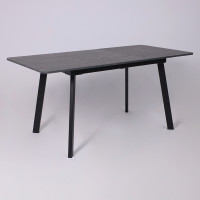 Стол AV 1209/1 ЛМДФ 1200 (1600)*800 мрамор пьетра графитовый/черный купить в Минске