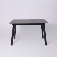 Стол AV 1209/1 ЛМДФ 1200 (1600)*800 мрамор пьетра графитовый/черный купить в Минске