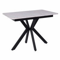 Стол раздвижной AV 1212 1000(1350)*700 Азул Оникс/черный