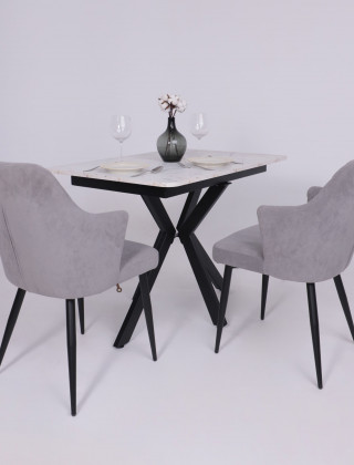 Стол раздвижной AV 1212 1000(1350)*700 Азул Оникс/черный купить в Минске