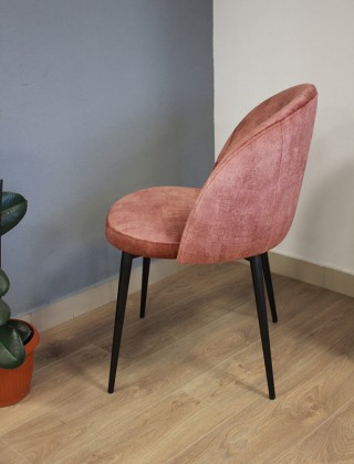 Кресло SML-10 розовый / черный