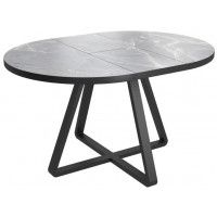 Стол ALEN раздвижной D1000(1350)*750 ЛДСП+HPL-Manaus/Черный купить в Минске