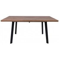 Стол Angle 120 раздвижной 120(160)*80 дуб галифакс/черный купить в Минске