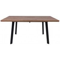 Стол Angle 140 раздвижной 140(180)*85 дуб галифакс/черный купить в Минске Стол Angle 140 раздвижной 140(180)*85 дуб галифакс/черный купить в Минске