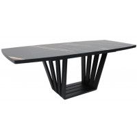 Стол KAMERON раздвижной 1600(2050)*900 HPL-пластик черный Sahara Noir/черный купить в Минске Стол KAMERON раздвижной 1600(2050)*900 HPL-пластик черный Sahara Noir/черный купить в Минске