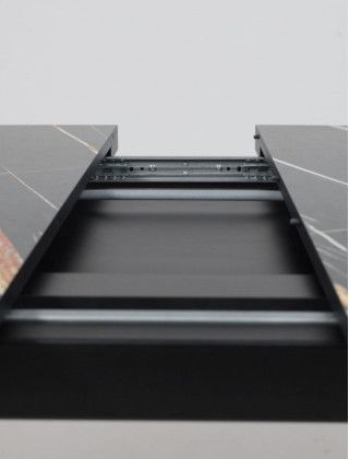 Стол KAMERON раздвижной 1600(2050)*900 HPL-пластик черный Sahara Noir/черный купить в Минске