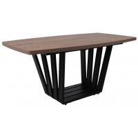 Стол KAMERON раздвижной 1600(2050)*900 Дуб Табачный/черный