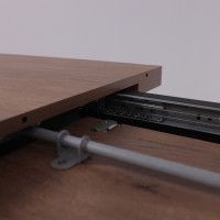 Стол KAMERON раздвижной 1600(2050)*900 Дуб Табачный/черный купить в Минске