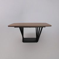 Стол KAMERON раздвижной 1600(2050)*900 Дуб Табачный/черный купить в Минске