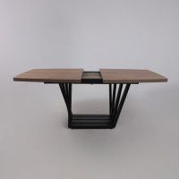 Стол KAMERON раздвижной 1600(2050)*900 Дуб Табачный/черный купить в Минске