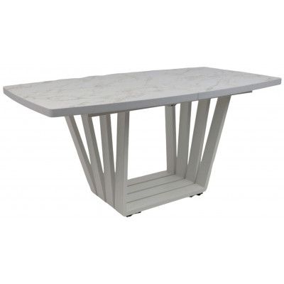 Стол KAMERON раздвижной 1600(2050)*900 Сабия/белый купить в Минске