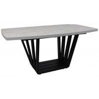 Стол KAMERON раздвижной 1600(2050)*900 Сабия/черный