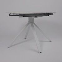 Стол DELON (Делон) 110 раздвижной 110(150)*75 Сабия/Белый Стол DELON (Делон) 110 раздвижной 110(150)*75 Сабия/Белый