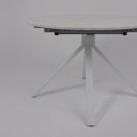 Стол DELON (Делон) 110 раздвижной 110(150)*75 Сабия/Белый Стол DELON (Делон) 110 раздвижной 110(150)*75 Сабия/Белый