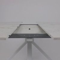 Стол DELON (Делон) 110 раздвижной 110(150)*75 Сабия/Белый Стол DELON (Делон) 110 раздвижной 110(150)*75 Сабия/Белый