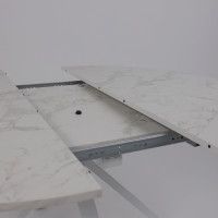 Стол DELON (Делон) 110 раздвижной 110(150)*75 Сабия/Белый Стол DELON (Делон) 110 раздвижной 110(150)*75 Сабия/Белый